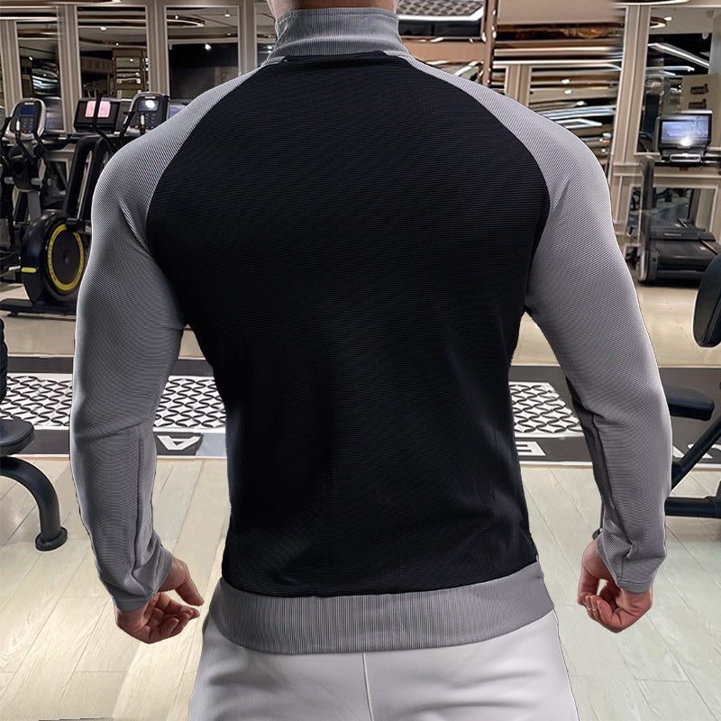 Men's stunning sports jacket with high collar and breathable material Lisslune