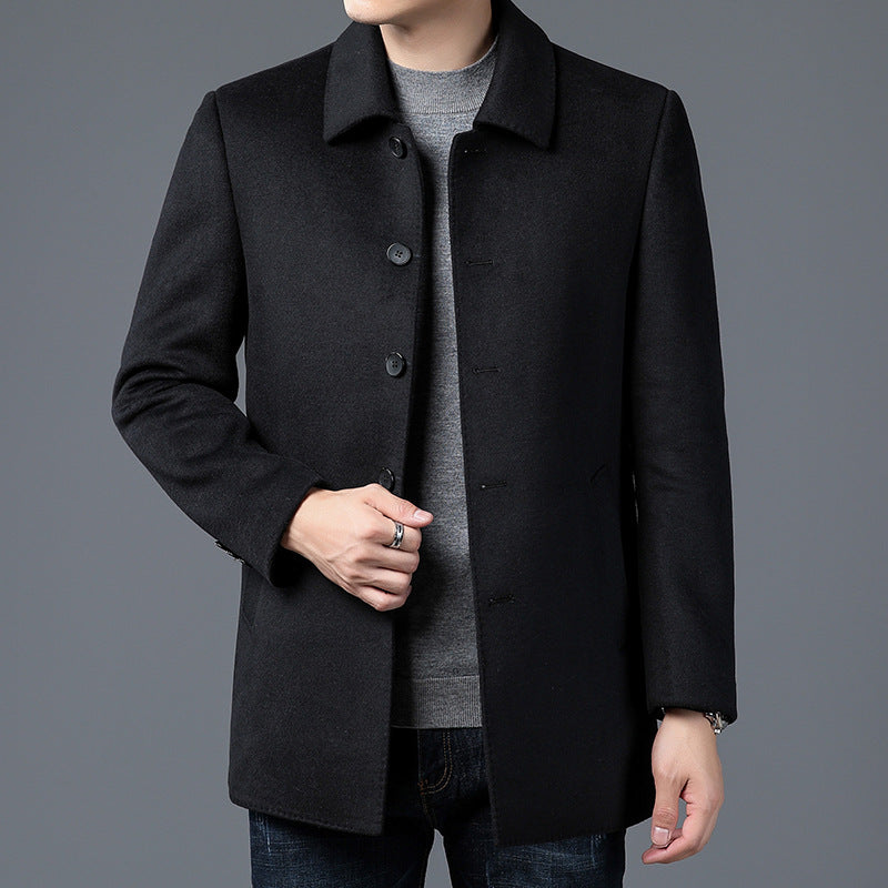 Men's Stylish Coat with Elegant Collar Lisslune