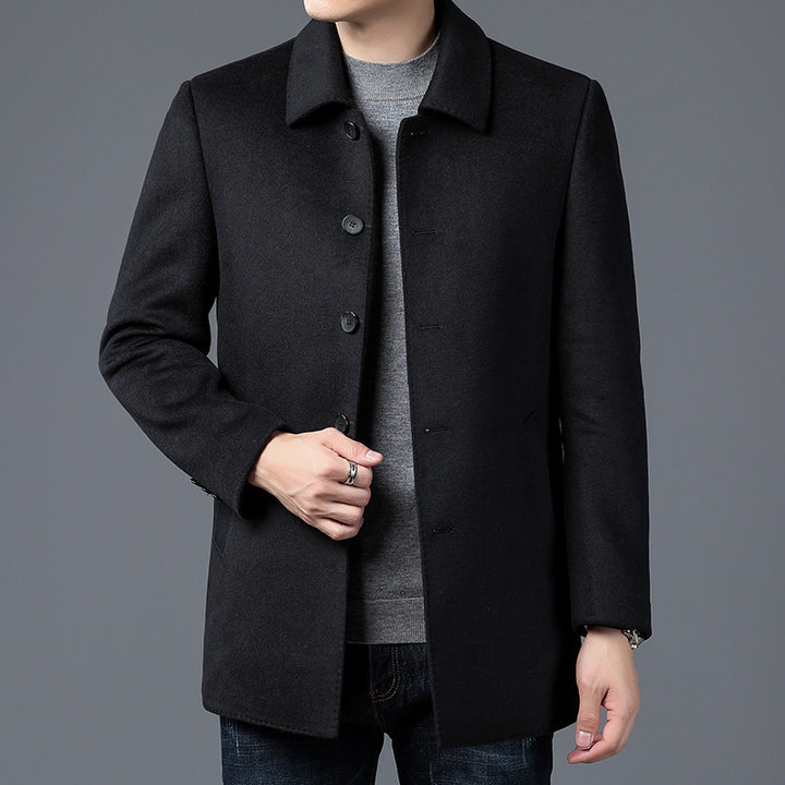 Men's Stylish Coat with Elegant Collar Lisslune