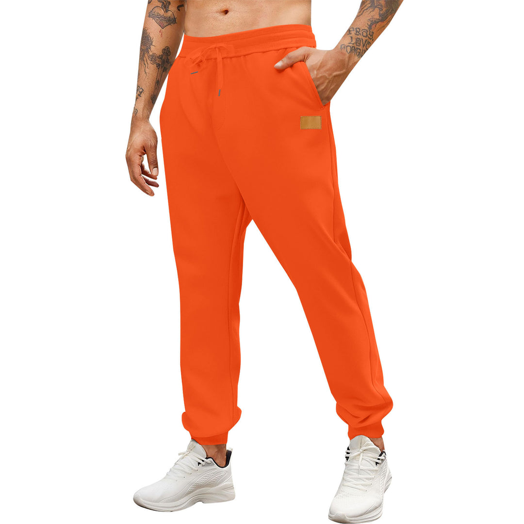 Men's sporty jogging pants with side zippered pockets and adjustable waistband Lisslune