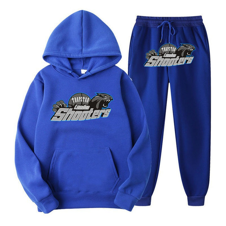 Women's leisure hoodie and jogger set with urban sports design Lisslune