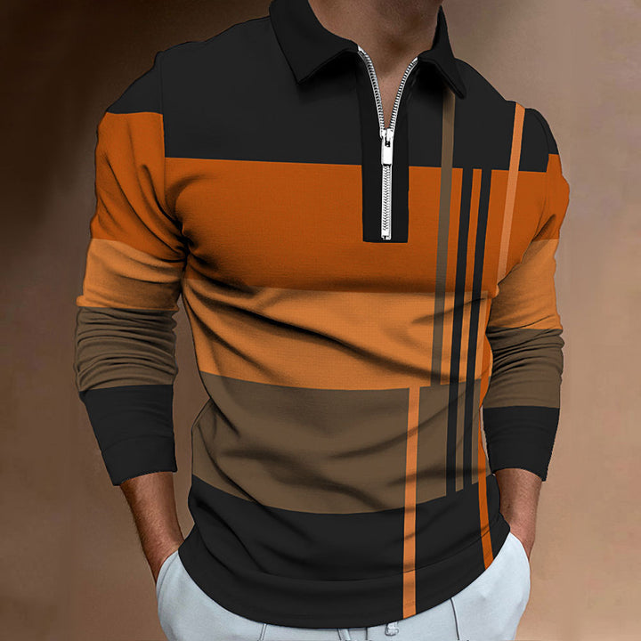 Men's sporty long-sleeve shirt Lisslune