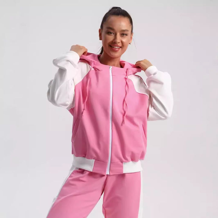 Women's sporty hoodie and jogger set Lisslune