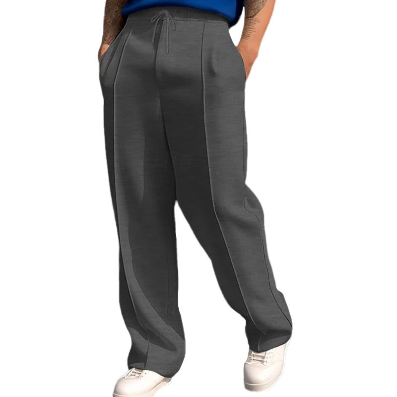 Men's sporty joggers with an elastic waistband and practical side pockets Lisslune
