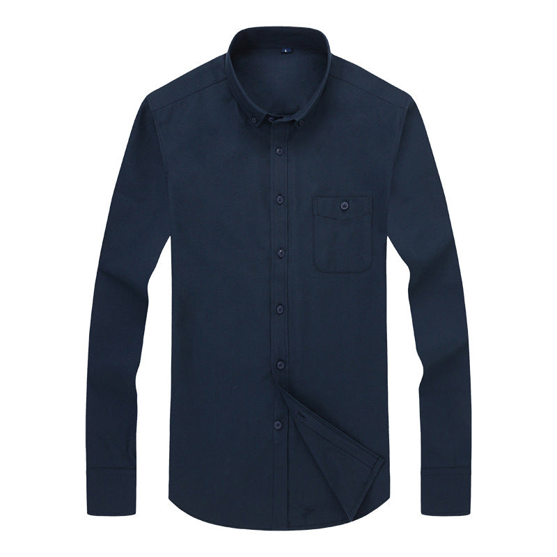Men's business shirt with button-down collar and chest pocket Lisslune