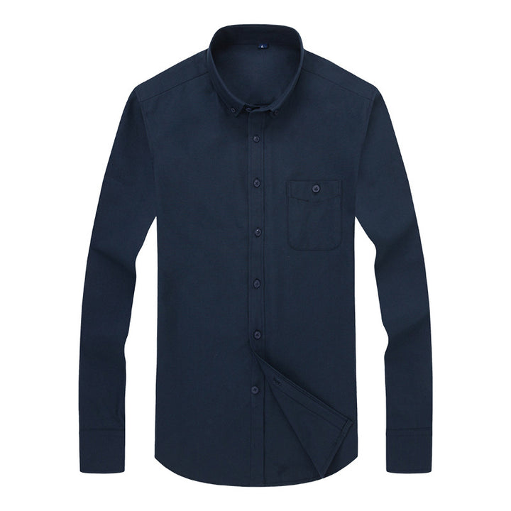 Men's business shirt with button-down collar and chest pocket Lisslune