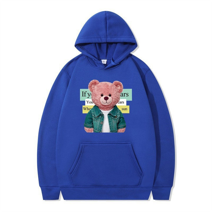 Women Hoodie with cute bear motif Lisslune