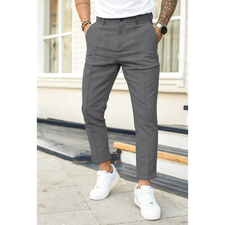 Men's elegant chinos with slim fit Lisslune