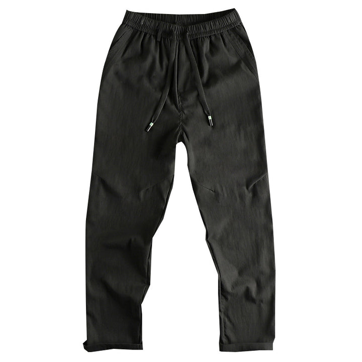 Men's sporty leisure pants with elastic waistband and practical drawstring Lisslune