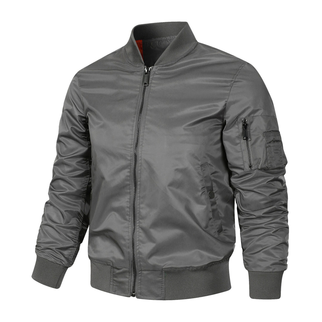 Men's bomber jacket with functional pockets and casual design Lisslune