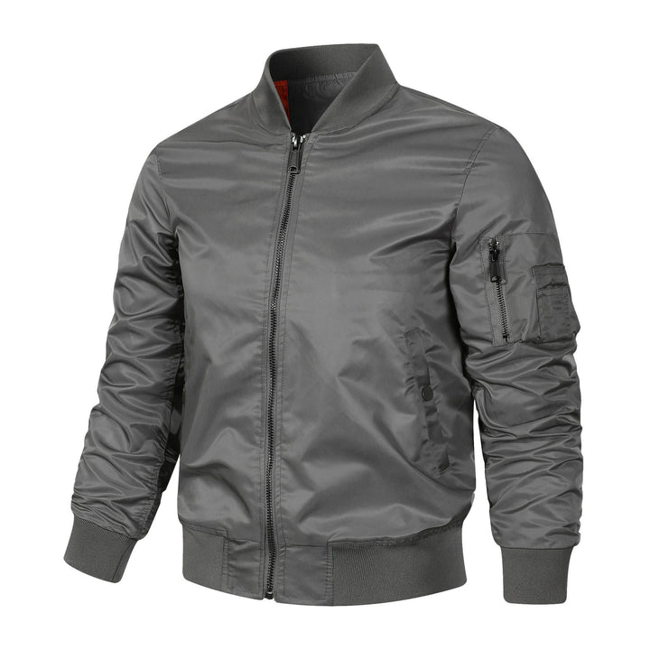 Men's bomber jacket with functional pockets and casual design Lisslune