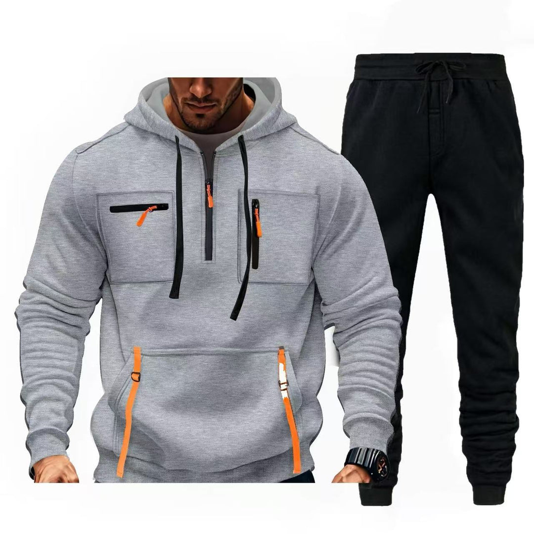 Men's multifunctional hoodie and jogging pants combination Lisslune