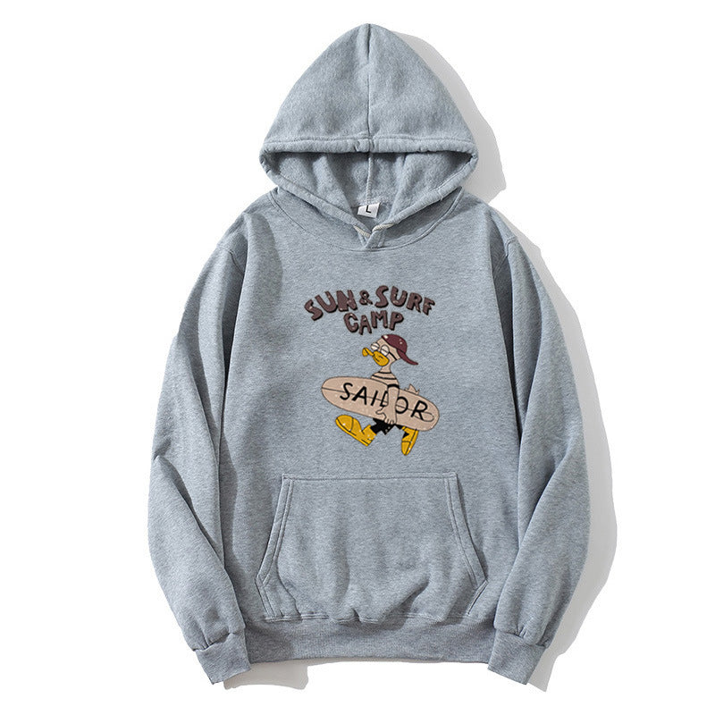 Women’s hoodie with funny surf motif Lisslune
