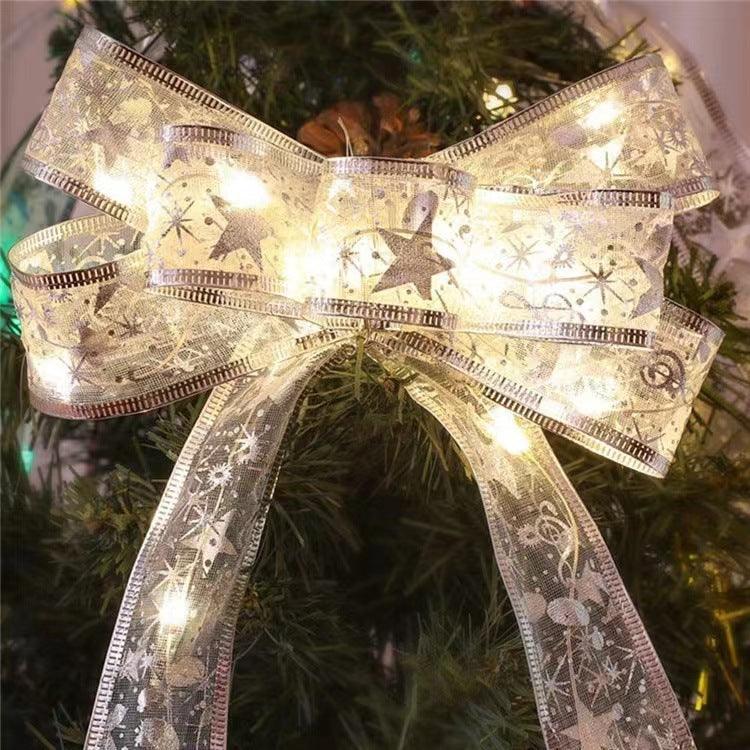 Lisslune | Magical Silk Ribbon Fairy Lights: Light Up Your Christmas Wonderland
