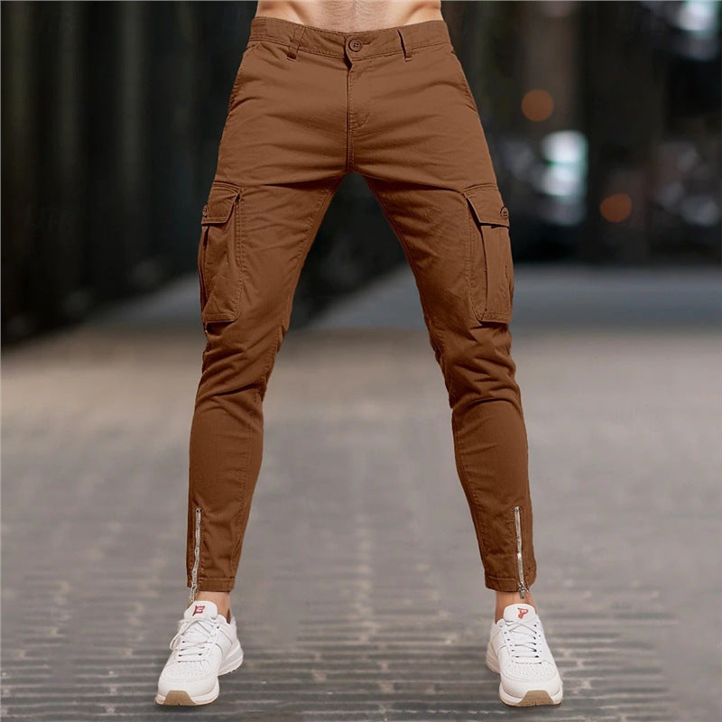 Men's Modern Cargo Pants with Zipper Lisslune