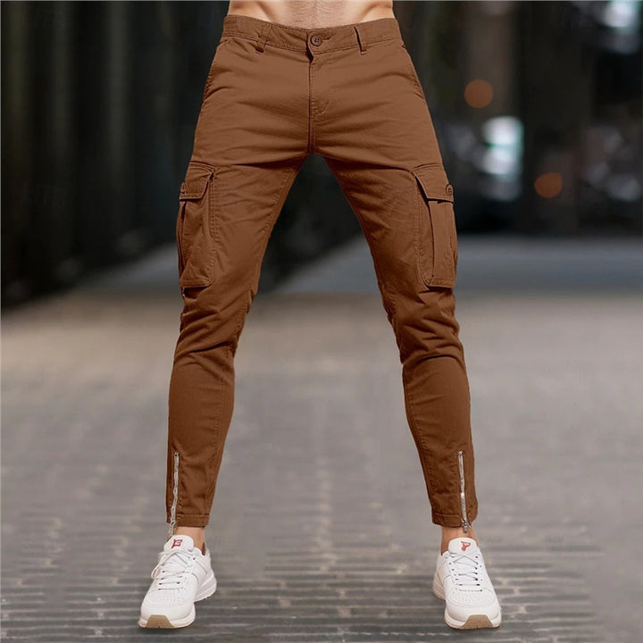 Men's Modern Cargo Pants with Zipper Lisslune