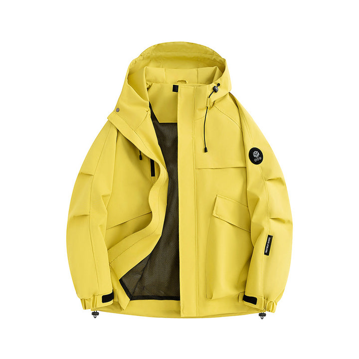 Men's Technical Outdoor Jacket with Versatile Pockets Lisslune
