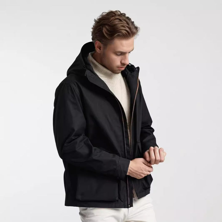 Men's functional transitional jacket with removable hood Lisslune