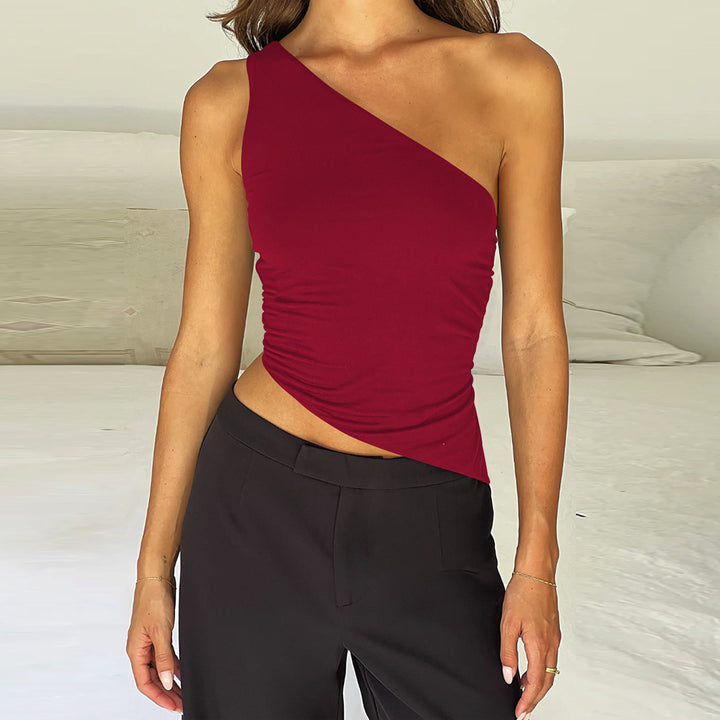 Damen asymmetrisches Top Lisslune