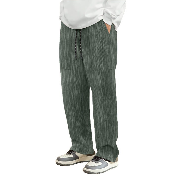 Men's casual leisure pants with innovative structural design and practical pockets Lisslune
