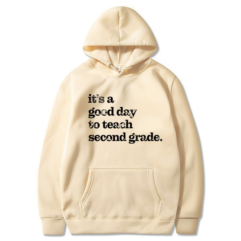 Women's hoodie with inspiring teacher quote and comfortable fit Lisslune