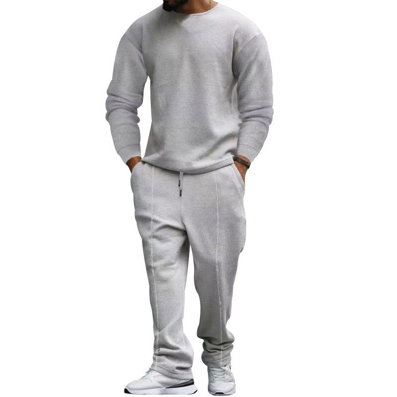 Men's Comfortable Casual Sweater with Matching Chino Pants Lisslune