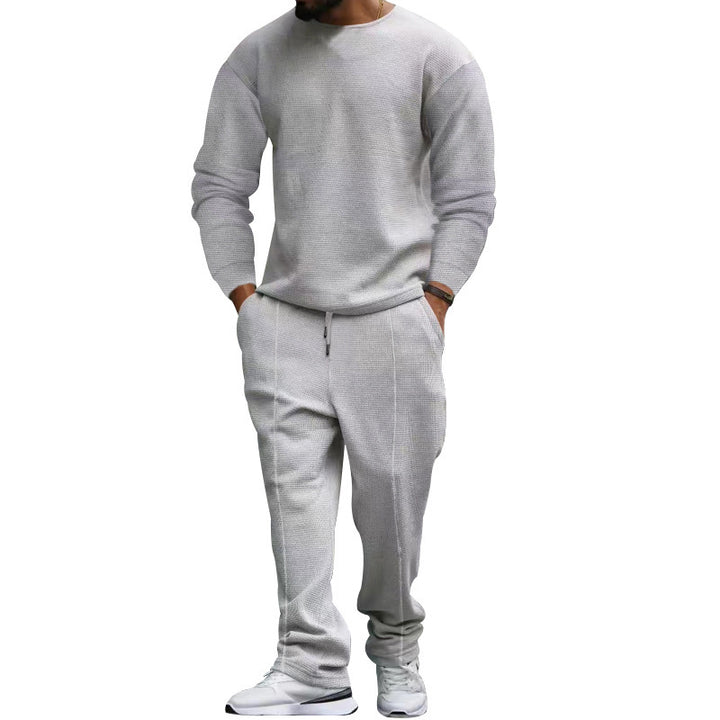 Men's Comfortable Casual Sweater with Matching Chino Pants Lisslune