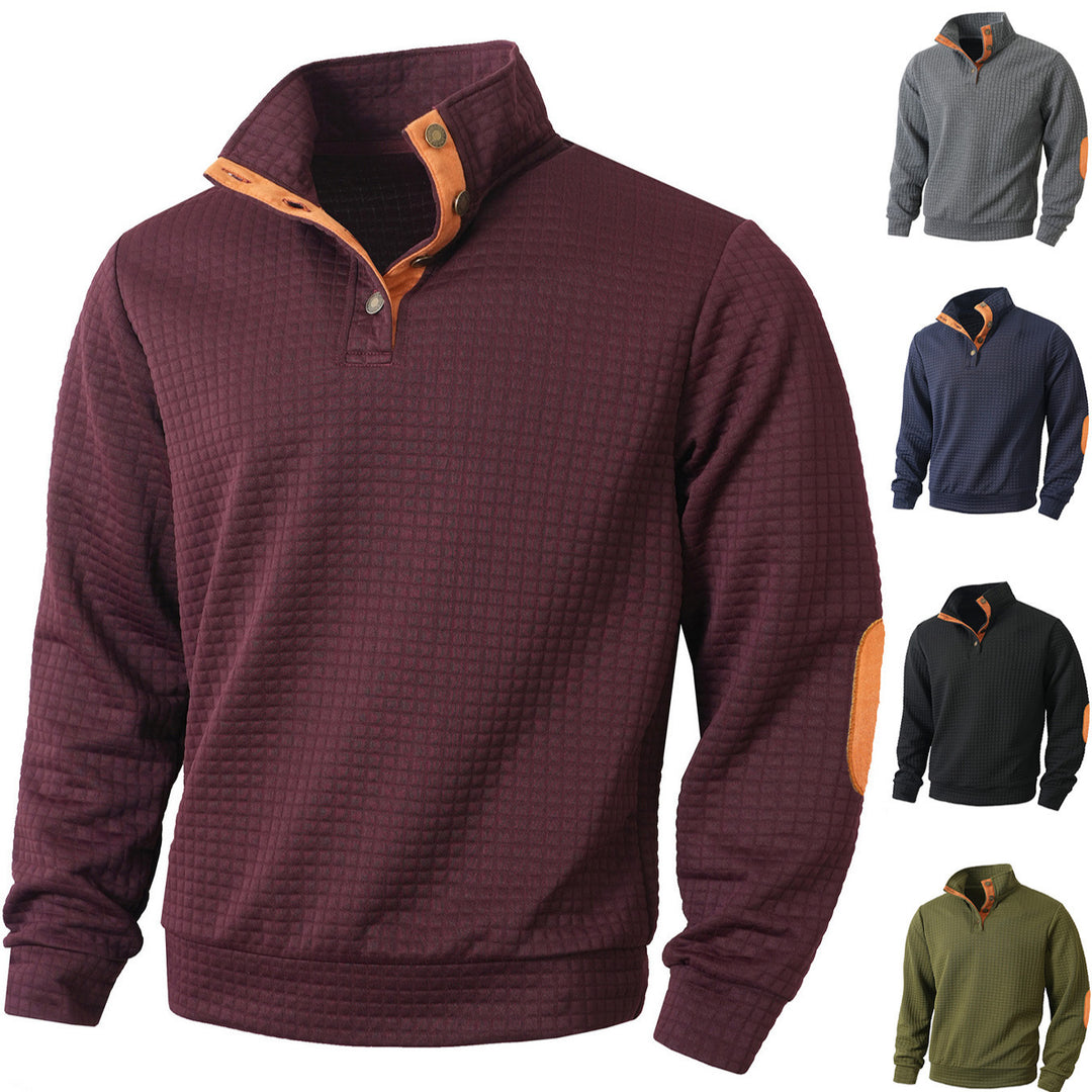 Men's stylish sweater with fashionable stand-up collar Lisslune