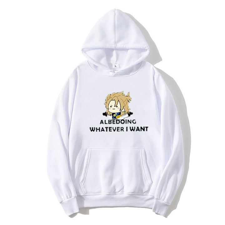 Women’s hoodie with artistic graphic design and motivating lettering Lisslune