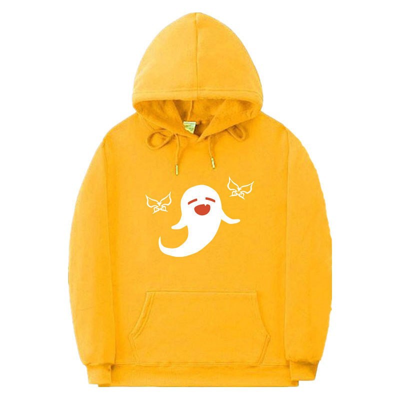 Women's Hoodie with Playful Ghost Design Lisslune