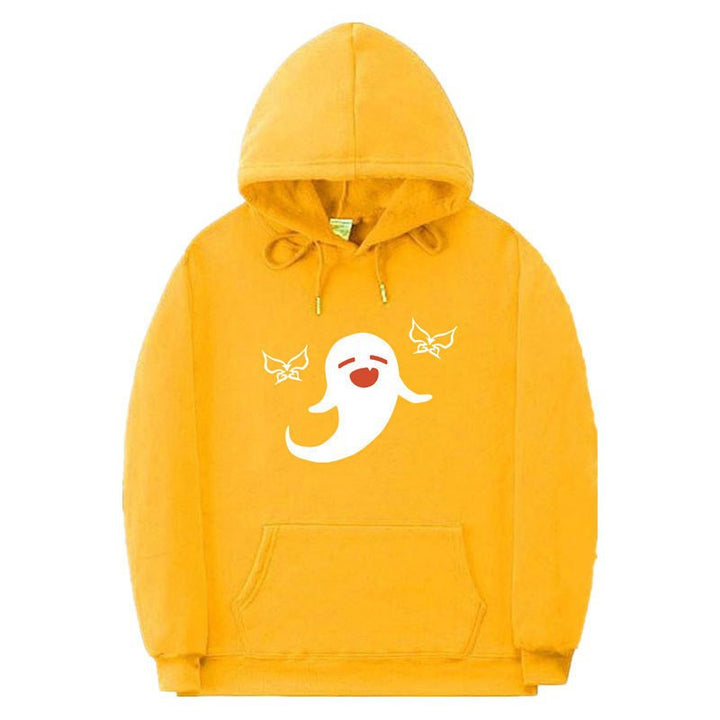 Women's Hoodie with Playful Ghost Design Lisslune