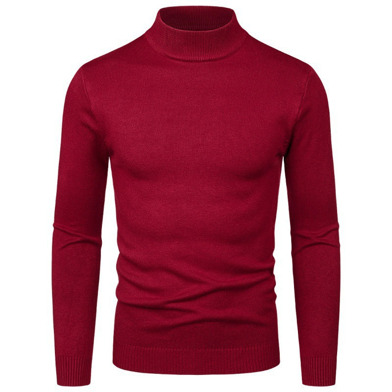 Men's elegant turtleneck sweater made of fine cotton blend Lisslune