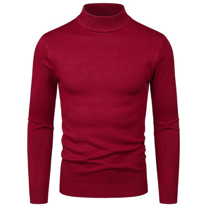 Men's elegant turtleneck sweater made of fine cotton blend Lisslune