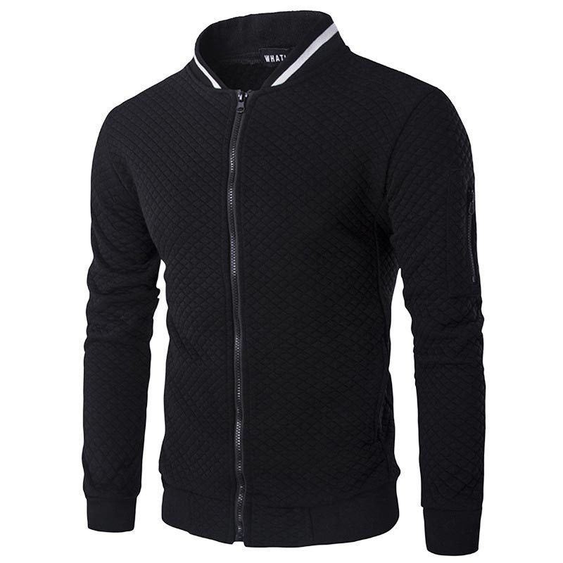 Men's Quilted Jacket with Modern Details Lisslune