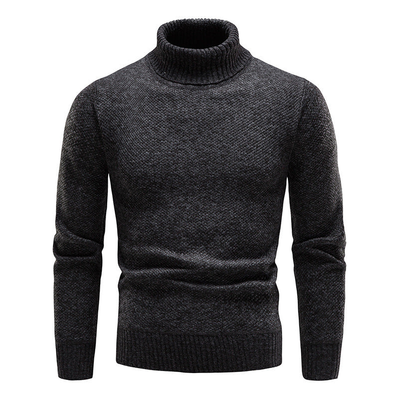 Men's turtleneck sweater made of high-quality wool Lisslune
