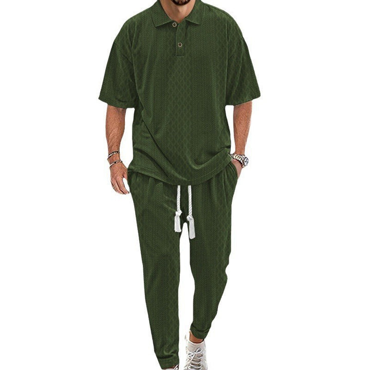 Men's leisure suit with modern design and breathable properties Lisslune
