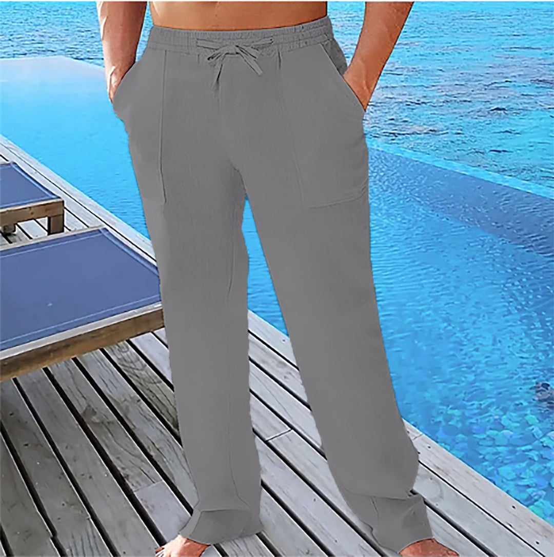Men's Comfortable Jogging Pants with Elastic Waistband and Practical Pockets Lisslune