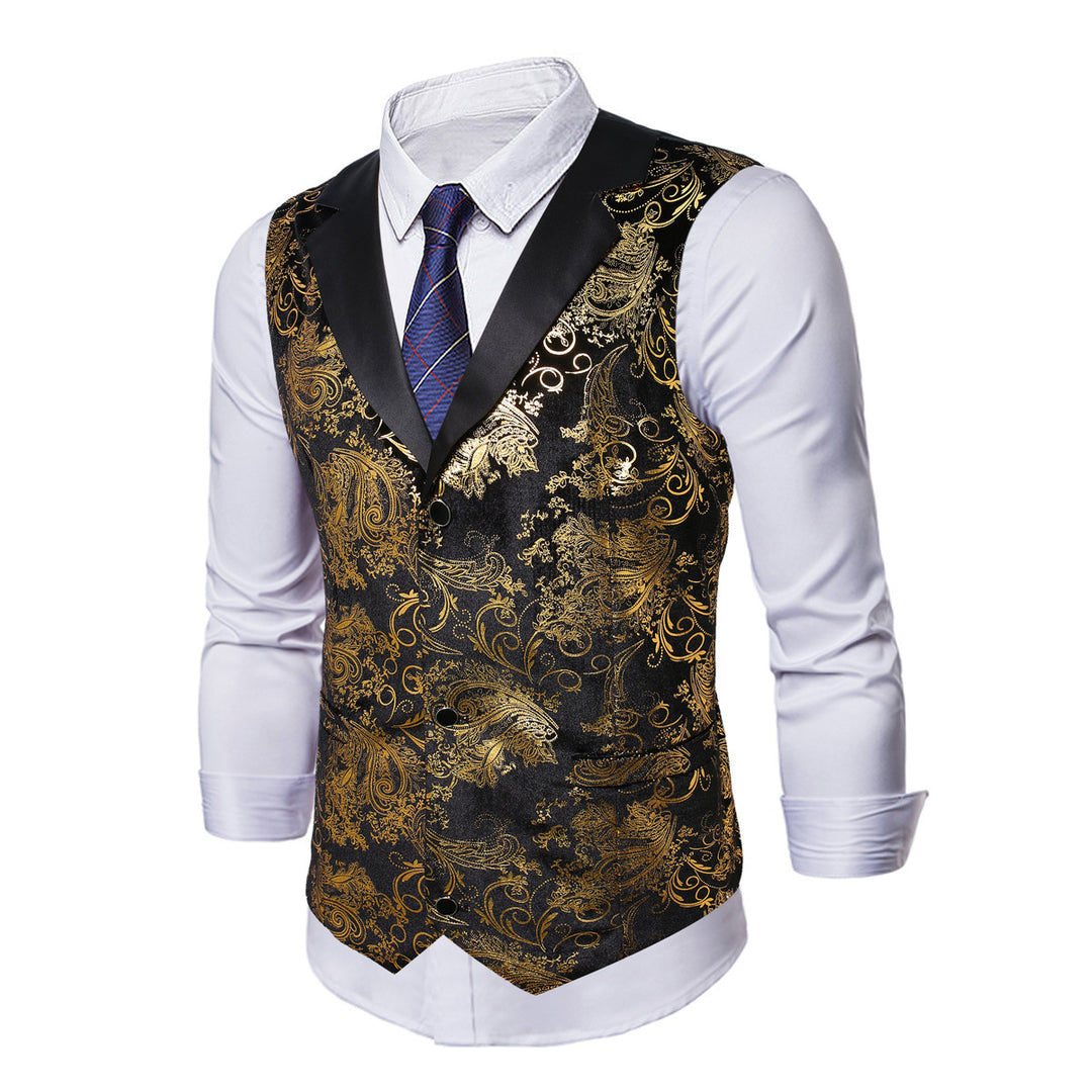 Men's elegant sequin vest Lisslune