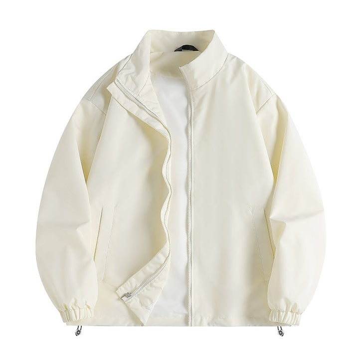 Men's casual windbreaker with a high collar and practical pockets Lisslune