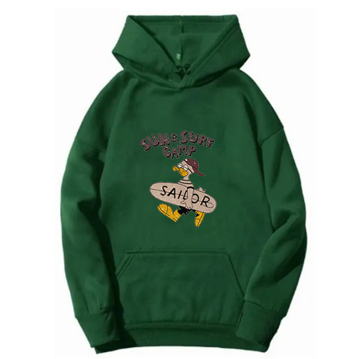 Women’s hoodie with funny surf motif Lisslune