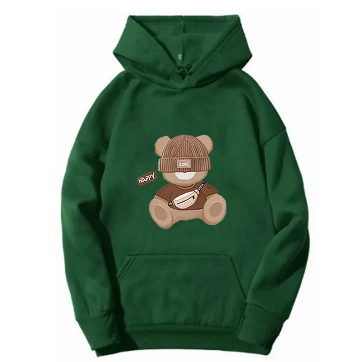 Women's hoodie with unique bear motif Lisslune