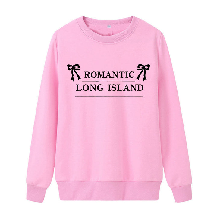 Women casual sweatshirt with romantic lettering Lisslune