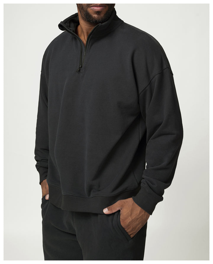 Men's Casual Sweater with Stand-Up Collar Lisslune