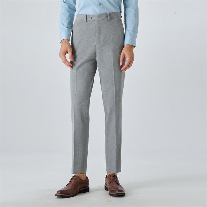Men's elegant suit trousers with a slim fit and fine pattern Lisslune
