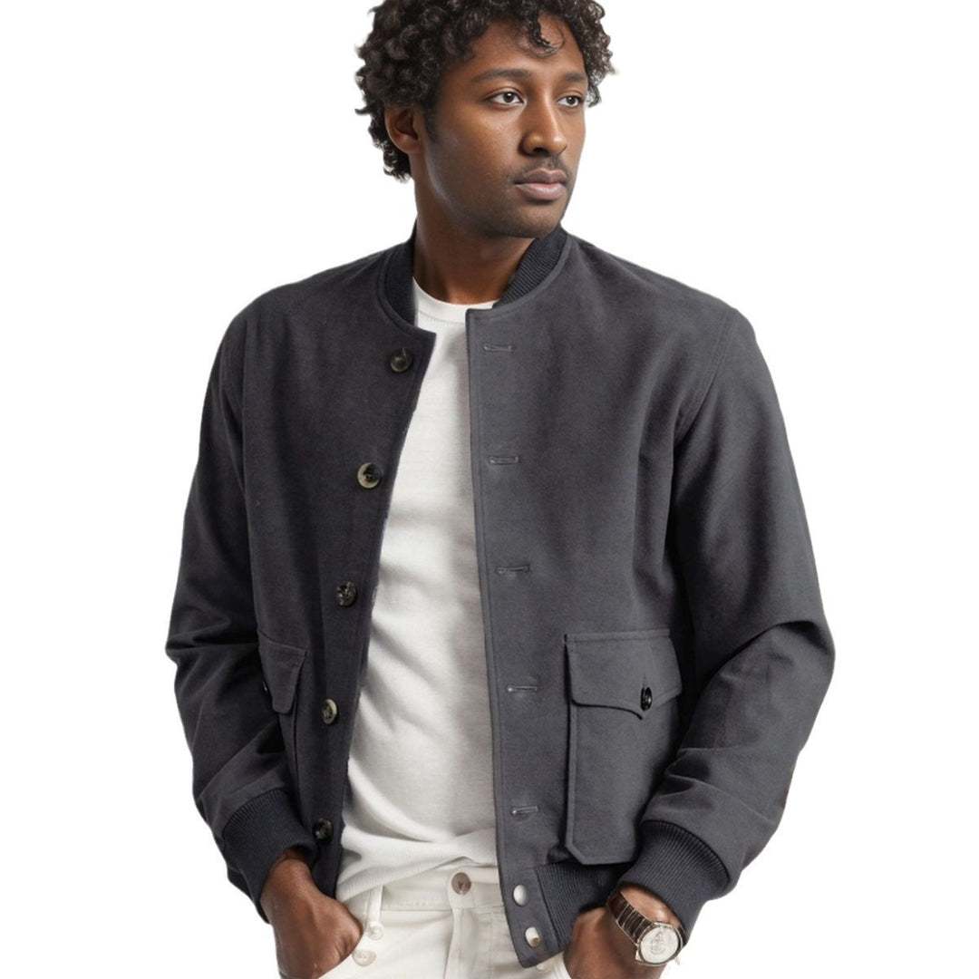 Men's casual quilted jacket with practical pockets Lisslune