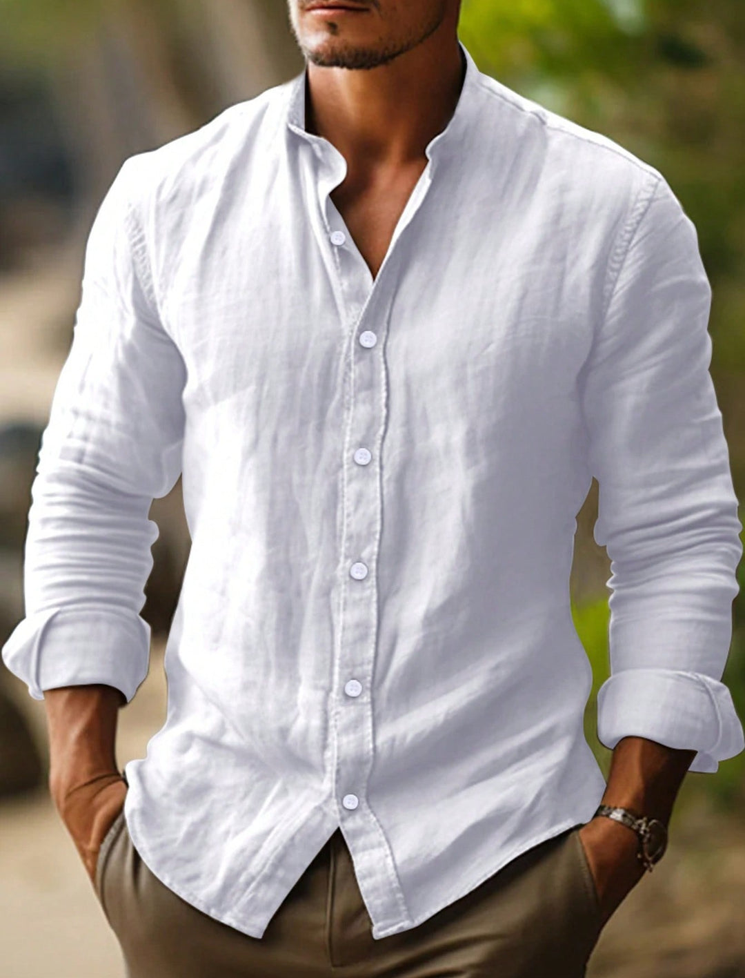 Men's Lightweight Cotton Shirt Lisslune