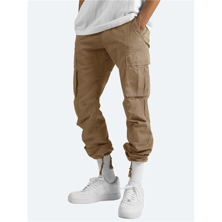 Men's cargo pants with multifunctional pockets and relaxed fit Lisslune