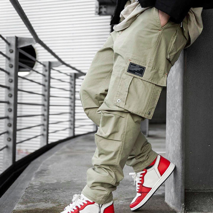 Men's Cargo Pants with practical side pockets and adjustable drawstring Lisslune