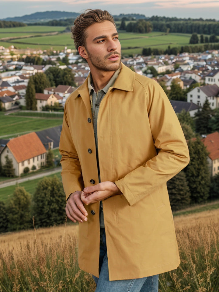 Men's weatherproof transitional jacket with practical pockets Lisslune
