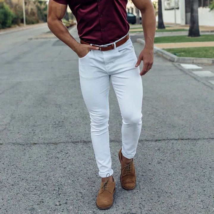 Men's Slim Fit Chinos by Lisslune